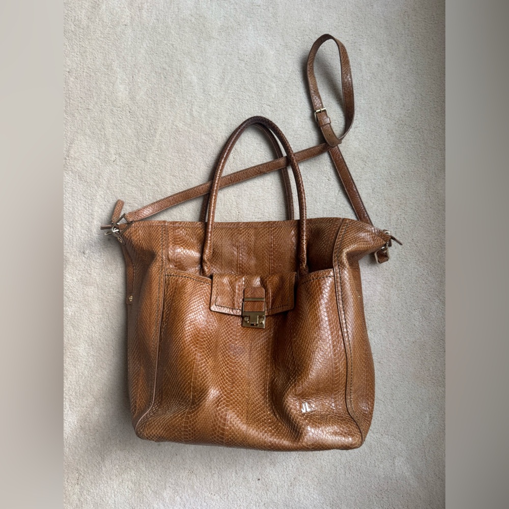 Lanvin Jl Python Large Tote Bag - image 3